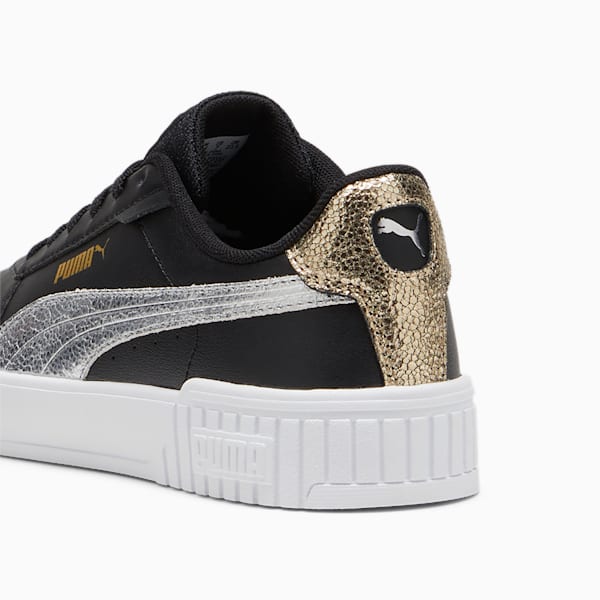Carina 2.0 Metallic Shine Women's Sneakers, PUMA Black-PUMA Silver-PUMA Gold, large-ZAF
