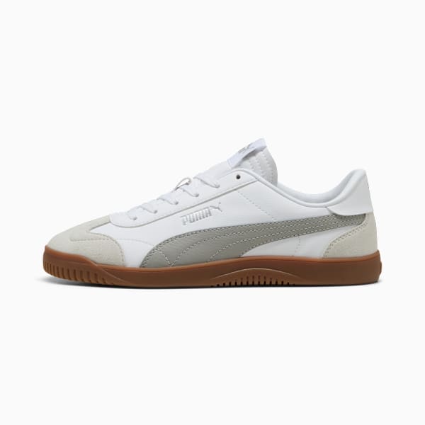 PUMA Club 5v5 Sneakers, Smokey Gray-PUMA White-Feather Gray, large-ZAF