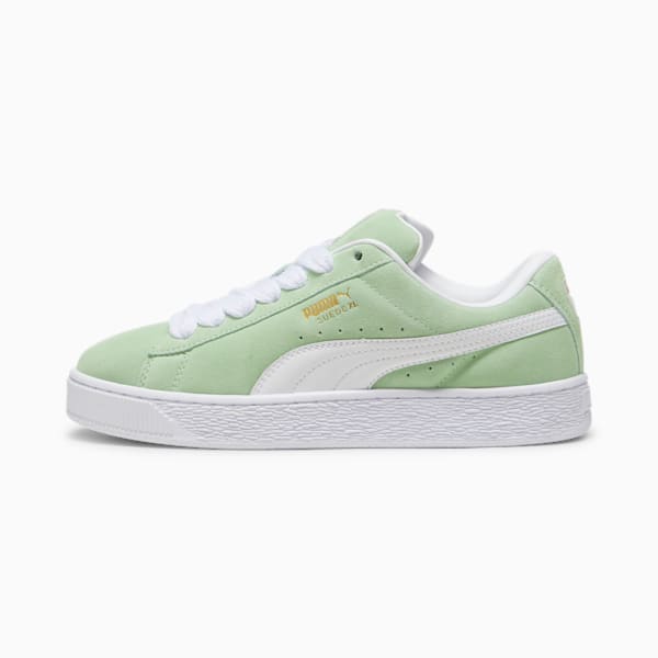 Suede XL Sneakers Unisex, Pure Green-PUMA White, large-ZAF
