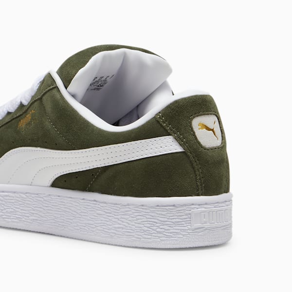 Suede XL Sneakers Unisex, Dark Olive-PUMA White, large-ZAF