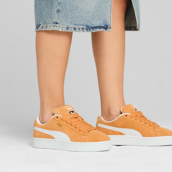 Tenis Suede XL, Bright Melon-PUMA White, large-MEX
