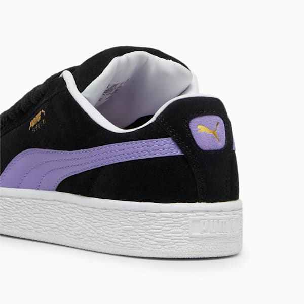 Suede XL Sneakers Unisex, PUMA Black-Lavender Alert, large-ZAF