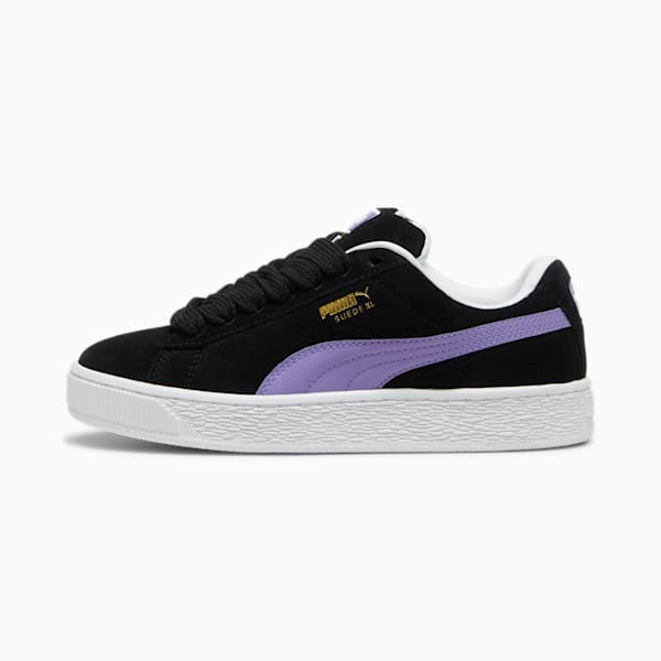 Suede XL Sneakers Unisex, PUMA Black-Lavender Alert, large-ZAF
