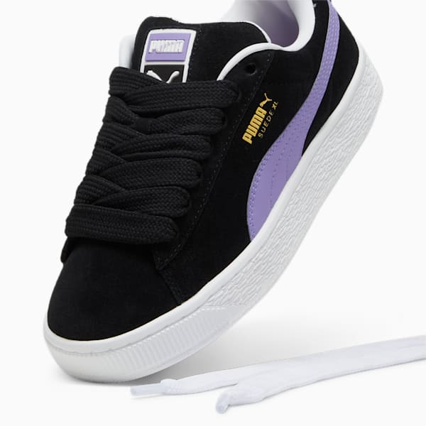 Suede XL Sneakers Unisex, PUMA Black-Lavender Alert, large-ZAF