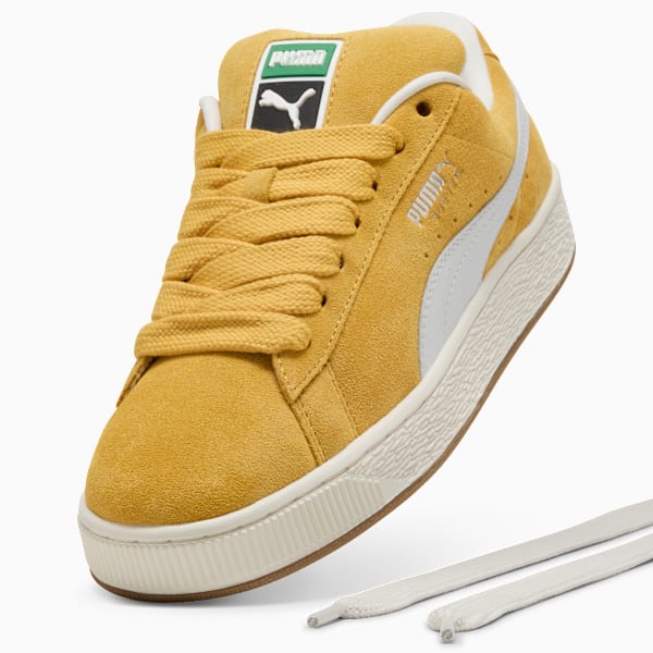 Suede XL Sneakers Unisex, Archive Gold-Vapor Gray, large-ZAF