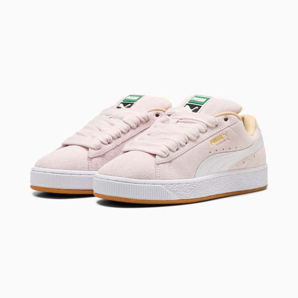 Suede XL Sneakers Unisex, Jasmine Flower-PUMA White, large-ZAF