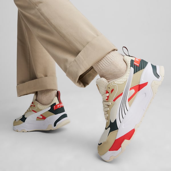 Trinity Desert Road Men's Sneakers, Alpine Snow-PUMA White-Putty-Active Red, large-ZAF