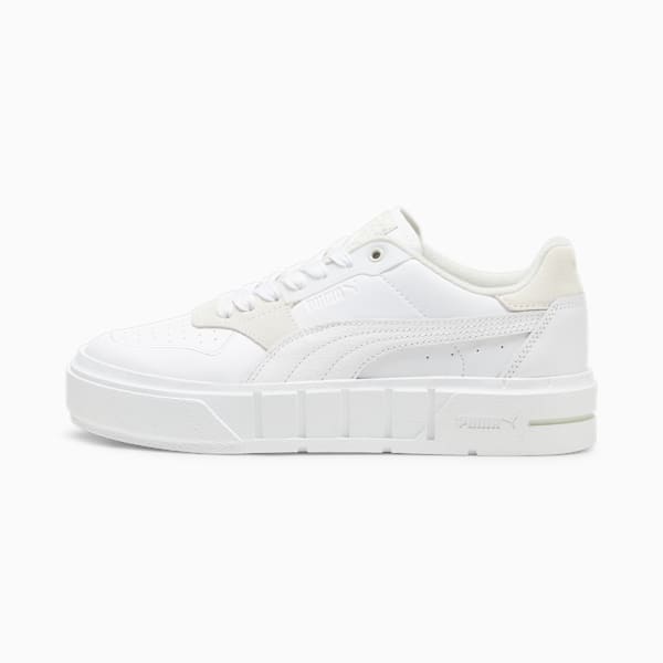 Zapatillas para mujer PUMA Cali Court PureLuxe, PUMA White-Vapor Gray, large-ARG