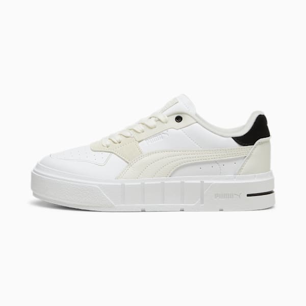 Zapatillas para mujer PUMA Cali Court PureLuxe, PUMA Black-Warm White, large-ARG