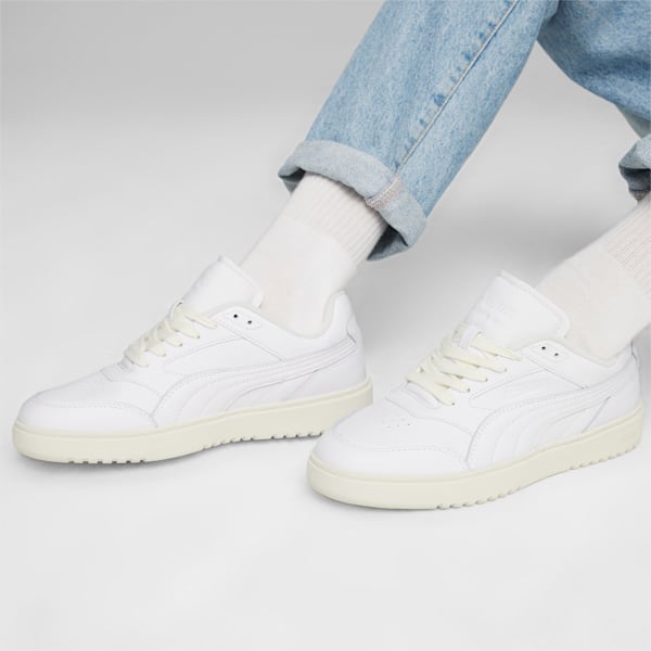 PUMA Doublecourt Club 48 Sneakers, PUMA White-Warm White, large-ZAF