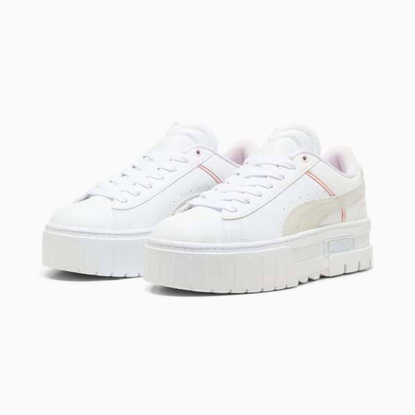 Mayze Queen of Hearts Women's Sneakers, PUMA White, large-ZAF