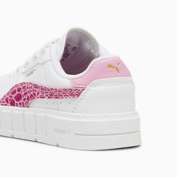 Cali Court Animal Toddler Sneakers, PUMA White-Magenta Gleam, large-MEX
