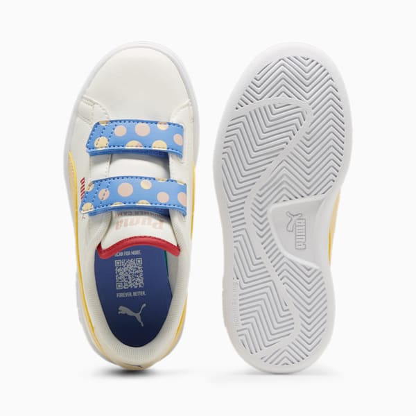 PUMA Smash 3.0 Summer Camp Kids' Sneakers, Warm White-Chamomile-PUMA White, large-ZAF