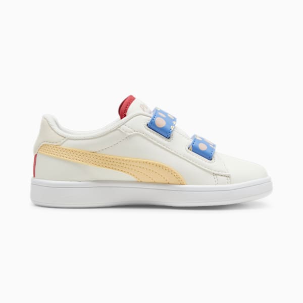 PUMA Smash 3.0 Summer Camp Kids' Sneakers, Warm White-Chamomile-PUMA White, large-ZAF
