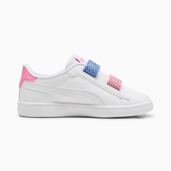 Smsah 3.0 L Glitter Kids' Sneakers, PUMA White-Fast Pink-Blue Skies, large-MEX