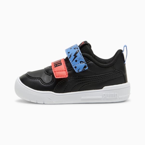 Multiflex SL Masked Hero Toddler Sneakers, PUMA Black-PUMA Black-Blue Skies, large-ZAF