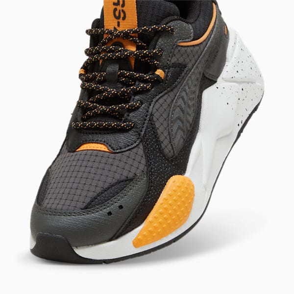 RS-X Cross-Country Biker Youth Sneakers, PUMA Black-Shadow Gray, large-ZAF
