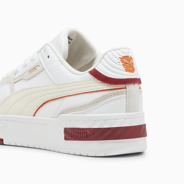 CA Pro Ripple Earth Sneakers, PUMA White-Frosted Ivory-Intense Red, large-ZAF