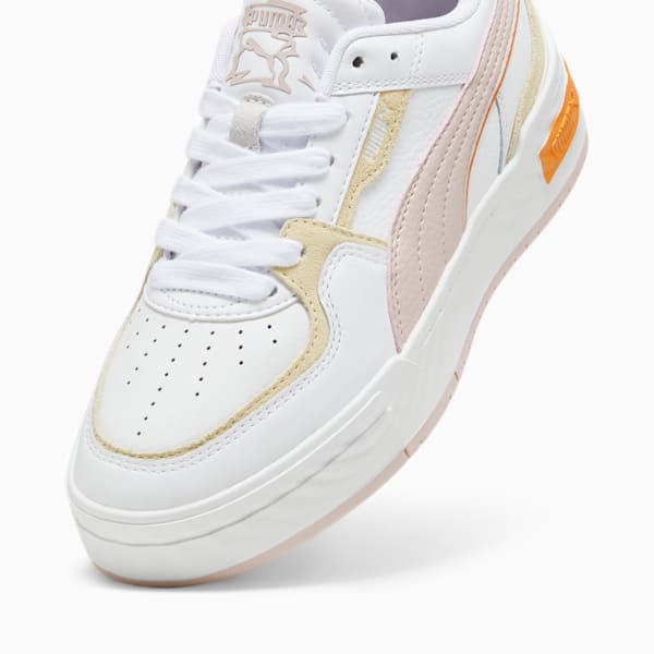 CA Pro Ripple Earth Sneakers, PUMA White-Mauve Mist-Bright Melon, large-ZAF
