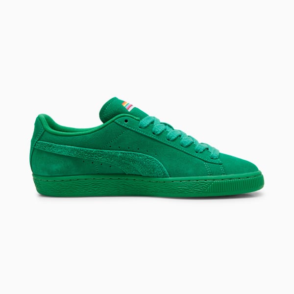 LOVE MARATHON Suede Sneakers, Meadow-Meadow, large-MEX