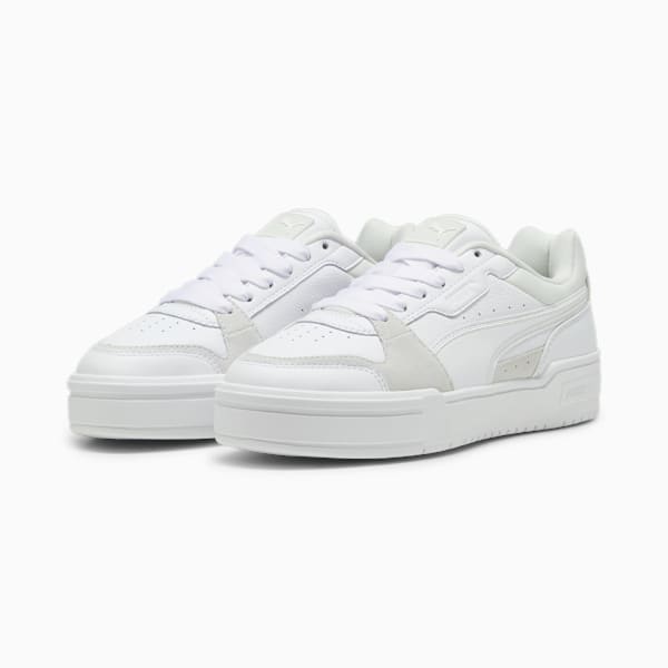 CA Pro 'Lux III' Pure Luxe Women's Sneakers, PUMA White-Vapor Gray, large-ZAF