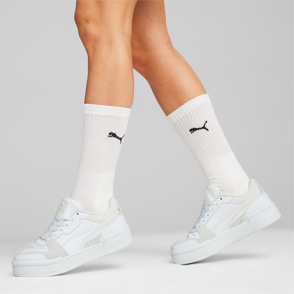 CA Pro 'Lux III' Pure Luxe Women's Sneakers, PUMA White-Vapor Gray, large-ZAF