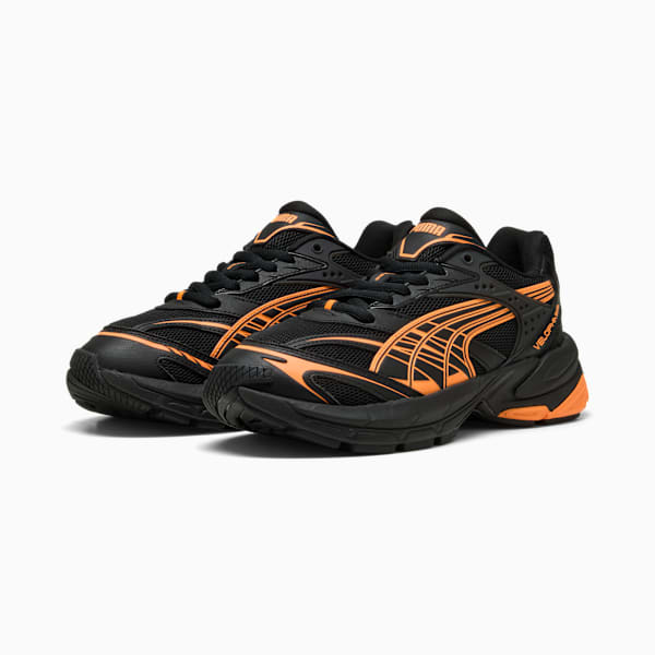 Velophasis Always On Sneakers, PUMA Black-Heat Fire, large-ZAF