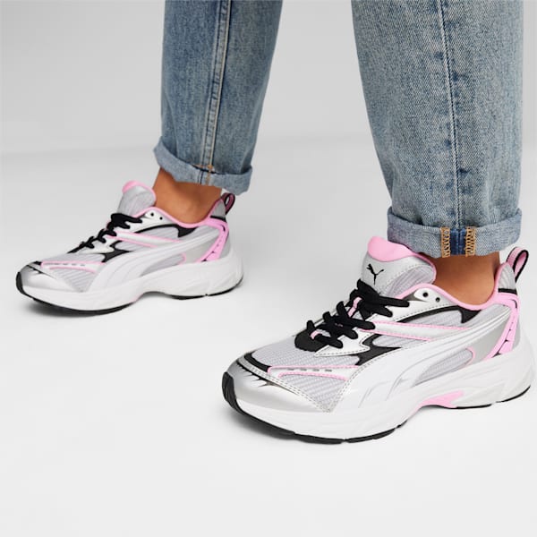 Zapatillas PUMA Morphic Athletic, Feather Gray-Pink Delight-PUMA White, large-ARG