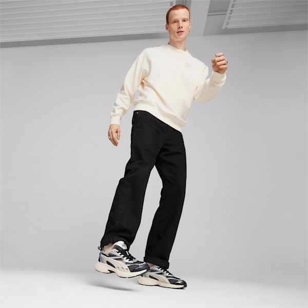 PUMA Morphic Retro Sneakers, PUMA Black-Frosted Ivory, large-ZAF