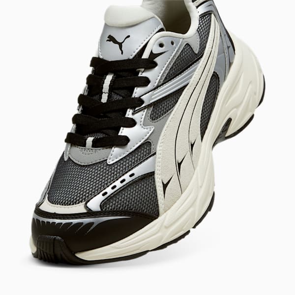 PUMA Morphic Retro Sneakers, PUMA Black-Frosted Ivory, large-ZAF