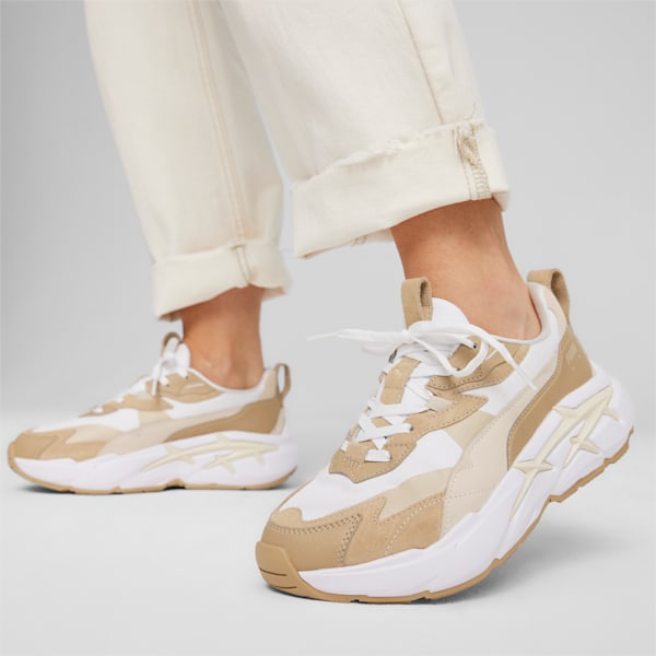 Zapatillas Spina NITRO™ PRM para mujer, PUMA White-Prairie Tan, large-ARG