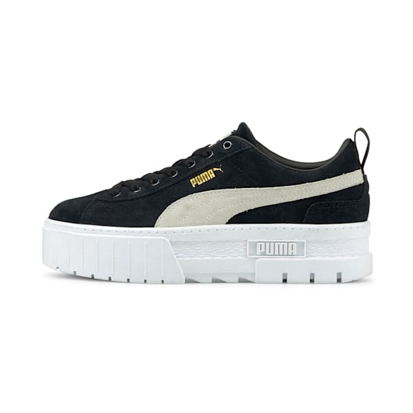Zapatillas Mayze para mujer, PUMA Black-PUMA White, large-ARG