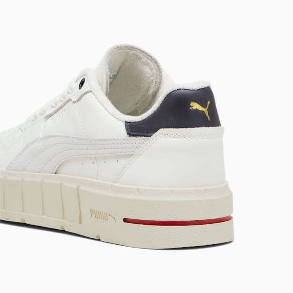 Zapatillas PUMA Cali Court Jeux Sets para mujer, Marshmallow-PUMA Navy, large-ARG