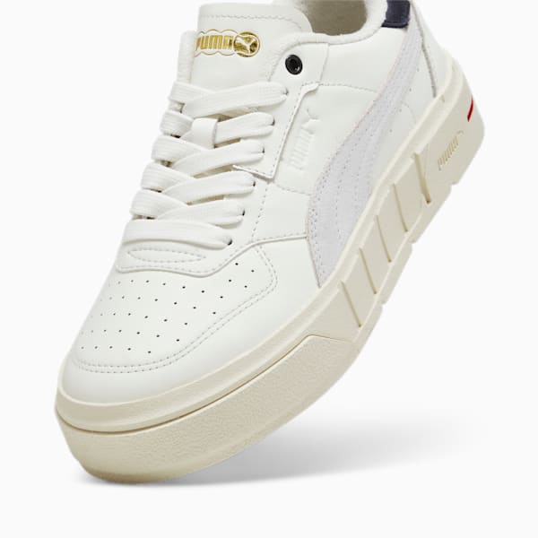Zapatillas PUMA Cali Court Jeux Sets para mujer, Marshmallow-PUMA Navy, large-ARG