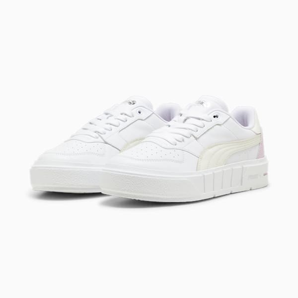 Zapatillas Cali Court Lth para Mujer ADP, PUMA White-Grape Mist, large-ARG