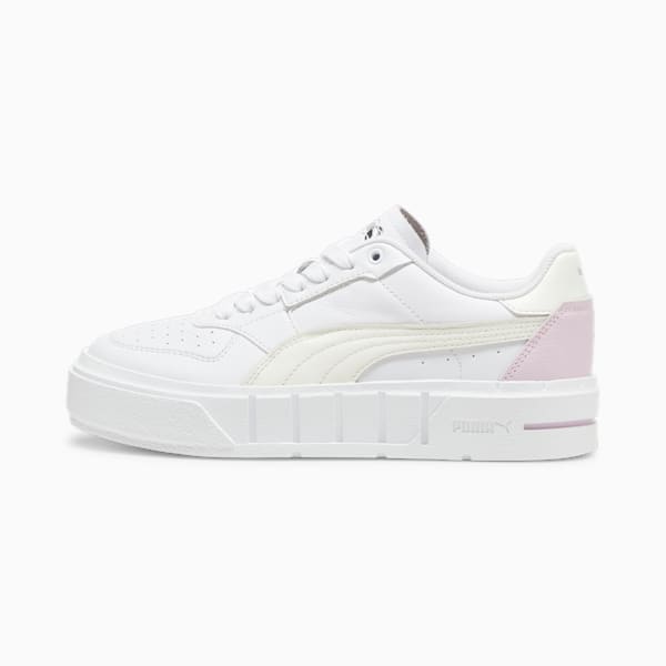 Zapatillas Cali Court Lth para Mujer ADP, PUMA White-Grape Mist, large-ARG