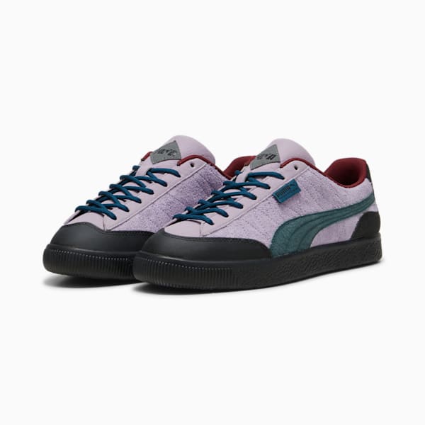 PUMA x PERKS AND MINI Clyde Sneakers, Lavender Shock-Ocean Tropic, large-ZAF