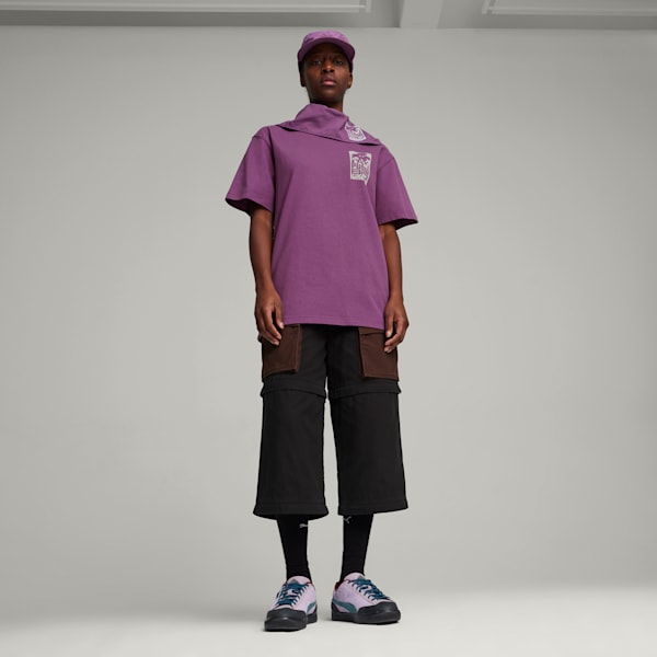 PUMA x PERKS AND MINI Clyde Sneakers, Lavender Shock-Ocean Tropic, large-ZAF