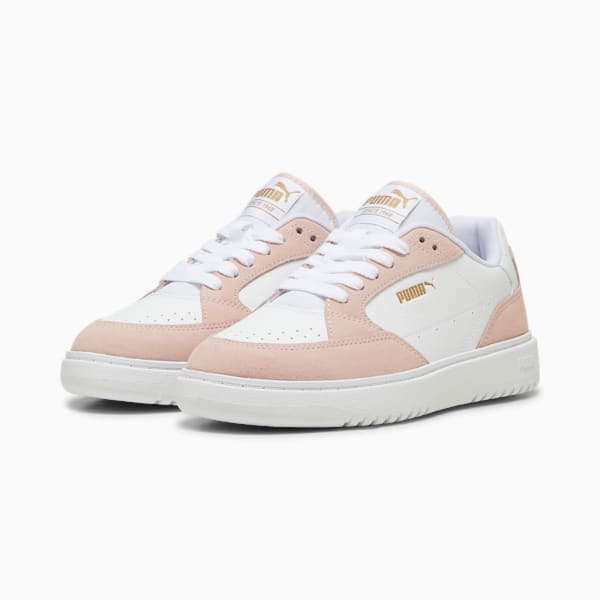 PUMA Doublecourt Soft VTG Women's Sneakers, PUMA White-Island Pink, large-ZAF
