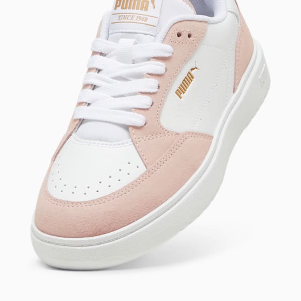 PUMA Doublecourt Soft VTG Women's Sneakers, PUMA White-Island Pink, large-ZAF
