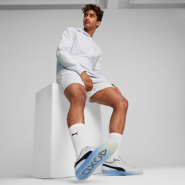 PUMA x PLAYSTATION Suede Sneakers, Glacial Gray-New Navy, large-ZAF