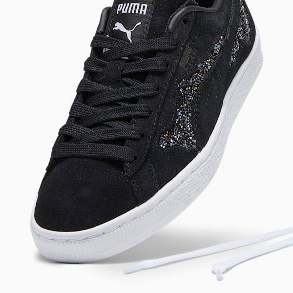 PUMA Swarovski Crystals Suede Women's Sneakers, PUMA Black, large-ZAF