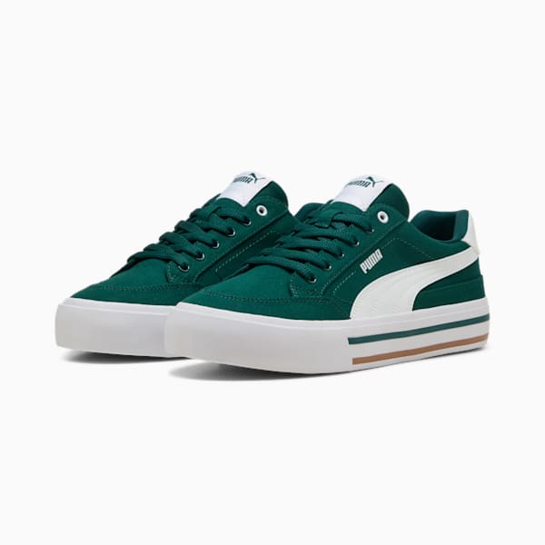 Zapatillas Court Classic Vulc Formstrip, Dark Myrtle-PUMA White, large-ARG