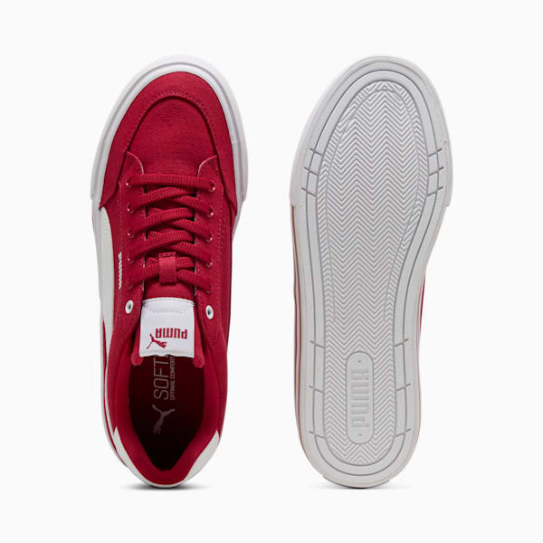 Tenis Court Classic Vulc Formstrip, Dark Crimson-PUMA White, large-MEX