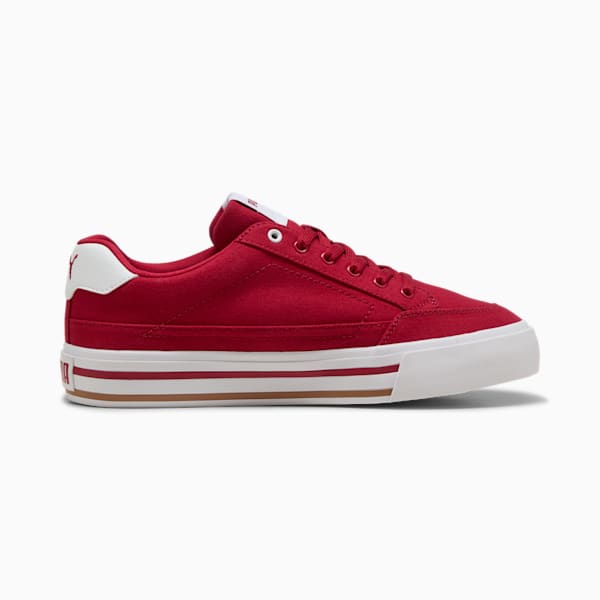 Tenis Court Classic Vulc Formstrip, Dark Crimson-PUMA White, large-MEX