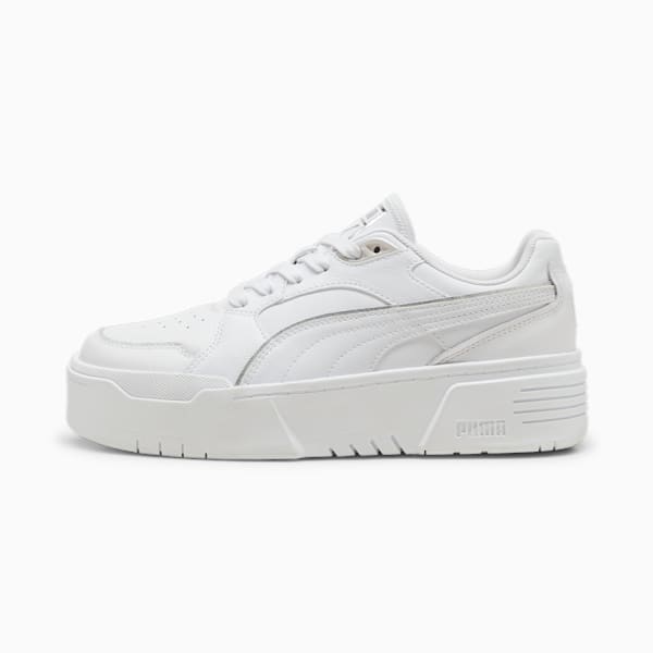 Tenis para mujer CA Flyz Glam 48, PUMA White-PUMA Silver, large-MEX