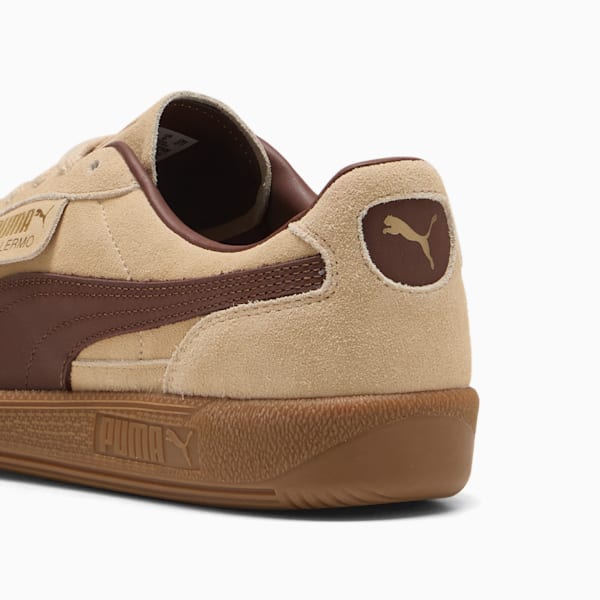 Zapatillas Palermo FC unisex, Light Sand-Chocotart-PUMA Gold, large-ARG