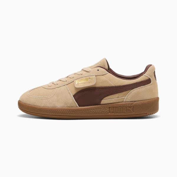Zapatillas Palermo FC unisex, Light Sand-Chocotart-PUMA Gold, large-ARG