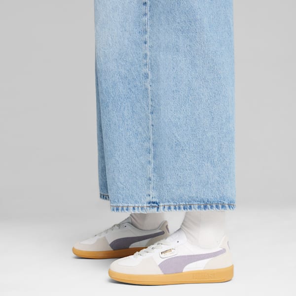 Palermo Leather Sneakers Unisex, PUMA White-Pale Plum-Gum, large-ZAF