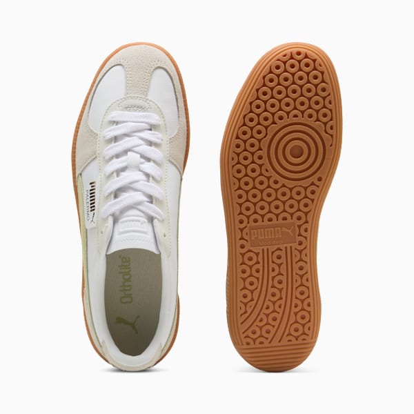 Palermo Leather Sneakers Unisex, PUMA White-Vapor Gray-Pistachio Green, large-ZAF